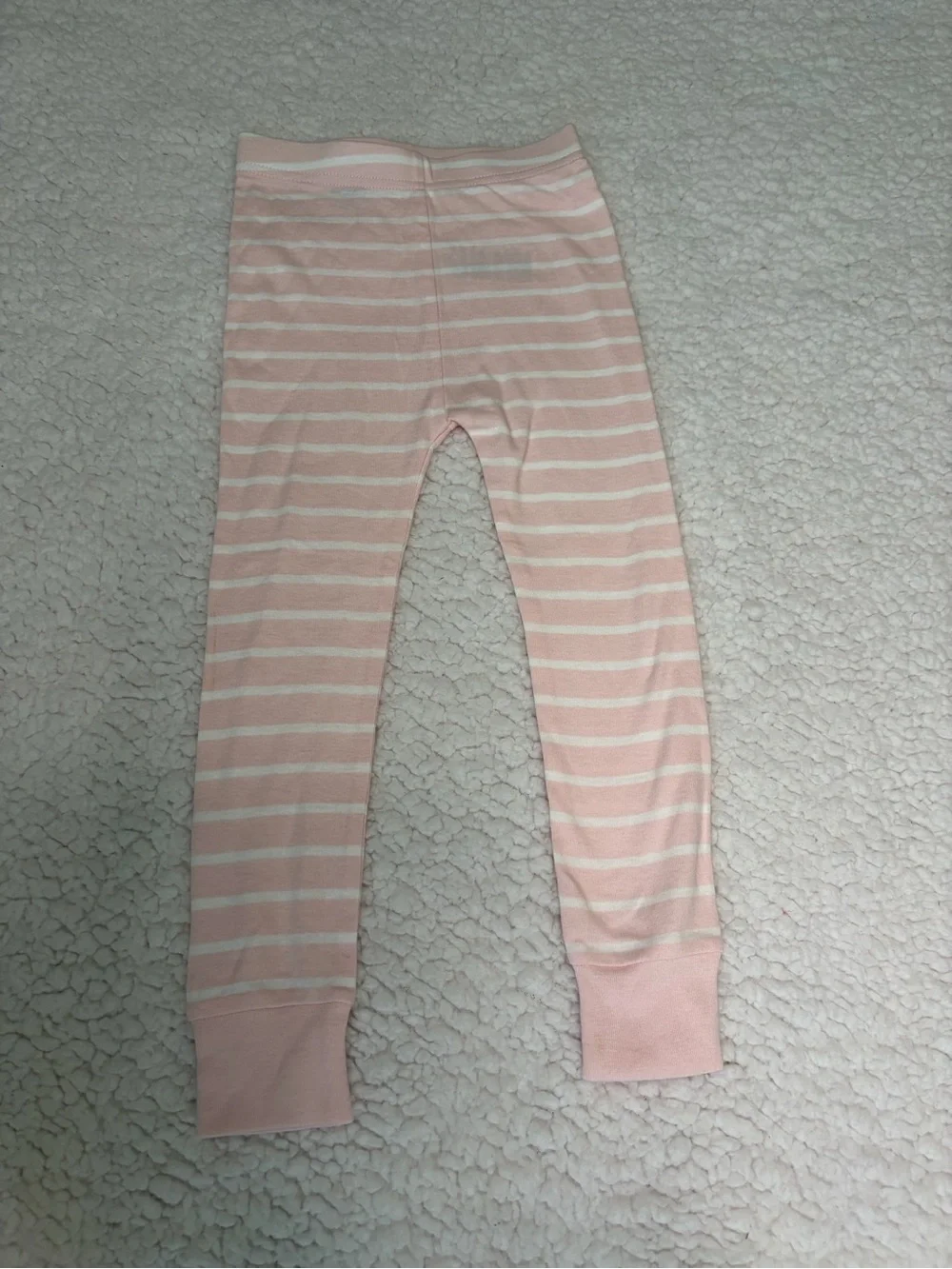 Kids Pink and White Striped Bottoms